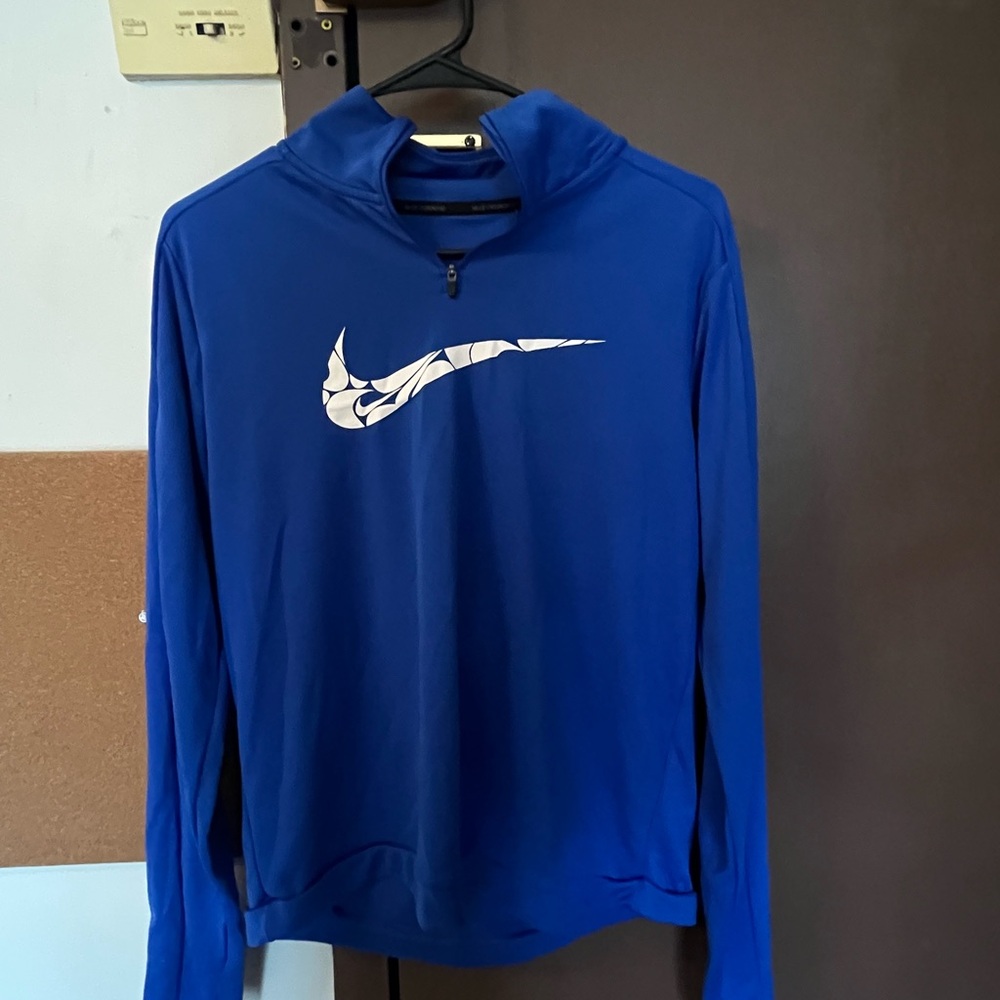 Nike Men’s Running Blue Athletic Quarter Zip
